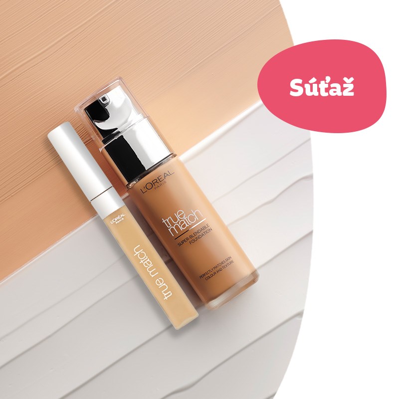 Súťaž o ikonický makeup True Match od L’Oréal Paris