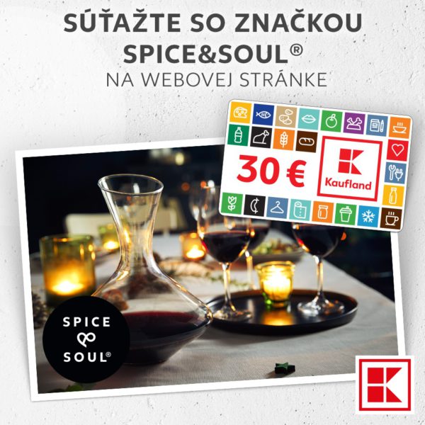 Súťaž o 5x štýlový dekantér (karafu) značky Spice&Soul