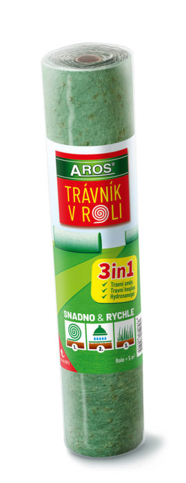 Súťaž o 5 balení Trávnik v roli od AROS-osiva