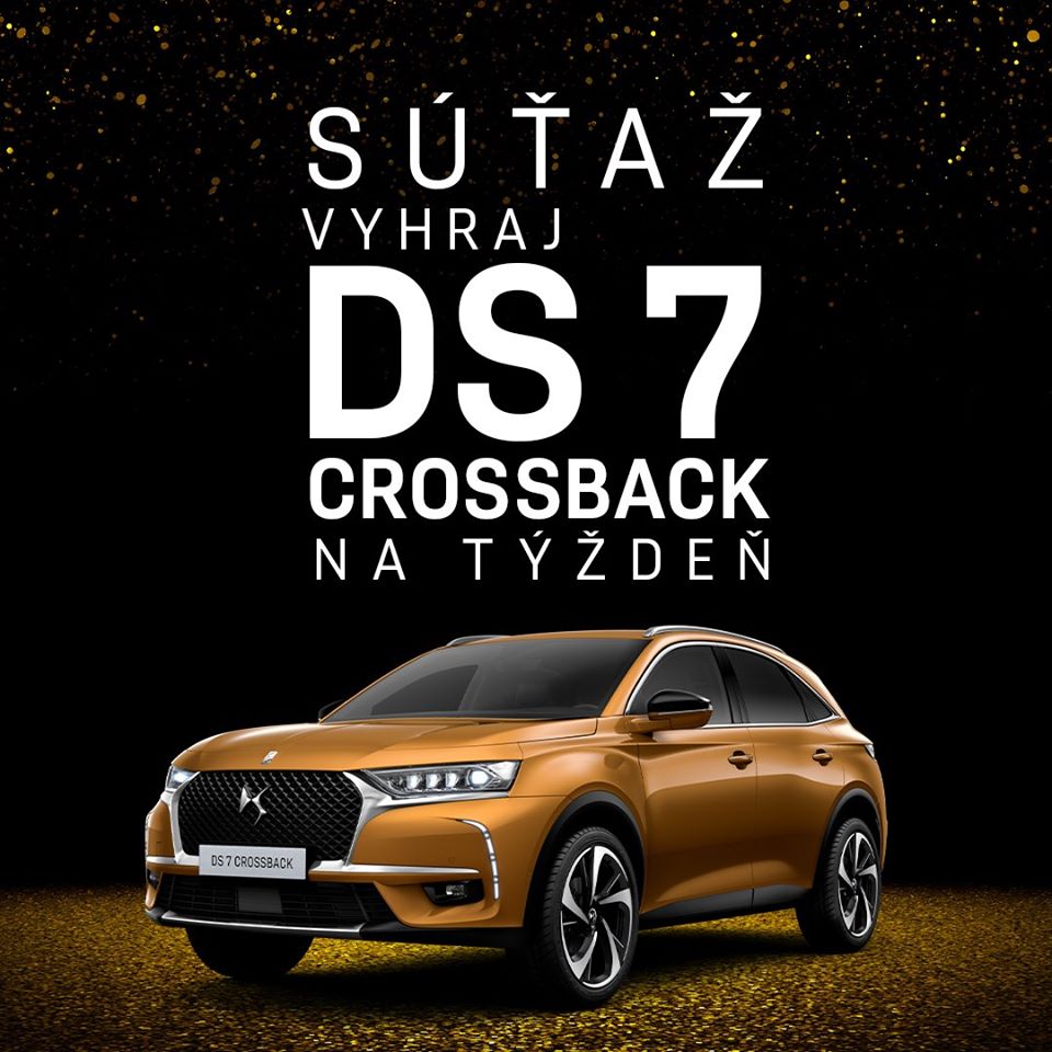 Súťaž o DS 7 Crossback na týždeň