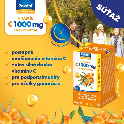 Súťaž o céčko s postupným uvoľňovaním, C 1000 mg