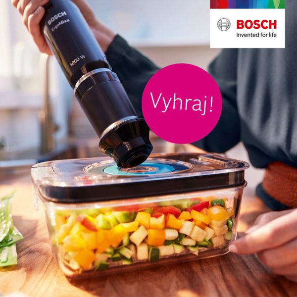 Súťaž o tyčový mixér Bosch ErgoMixx Fresh s vákuovacím nádstavcom