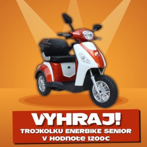 Súťaž o elektrickú trojkolku ENERBIKE SENIOR