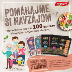 Súťaž o 100 balíčkov slovenských produktov Mecom