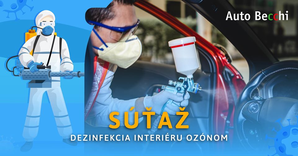 Súťaž o dezinfekciu interiéru auta ozónom v Žiline