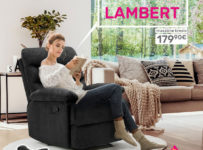 Súťaž o masážne polohovacie kreslo LAMBERT v hodnote 179,90 €!