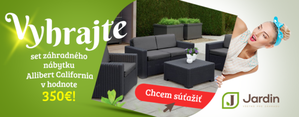 Súťaž o set záhradného nábytku v hodnote 350€