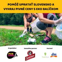 Pomôž upratať Slovensko a vyhraj pivné ceny s eko balíčkom