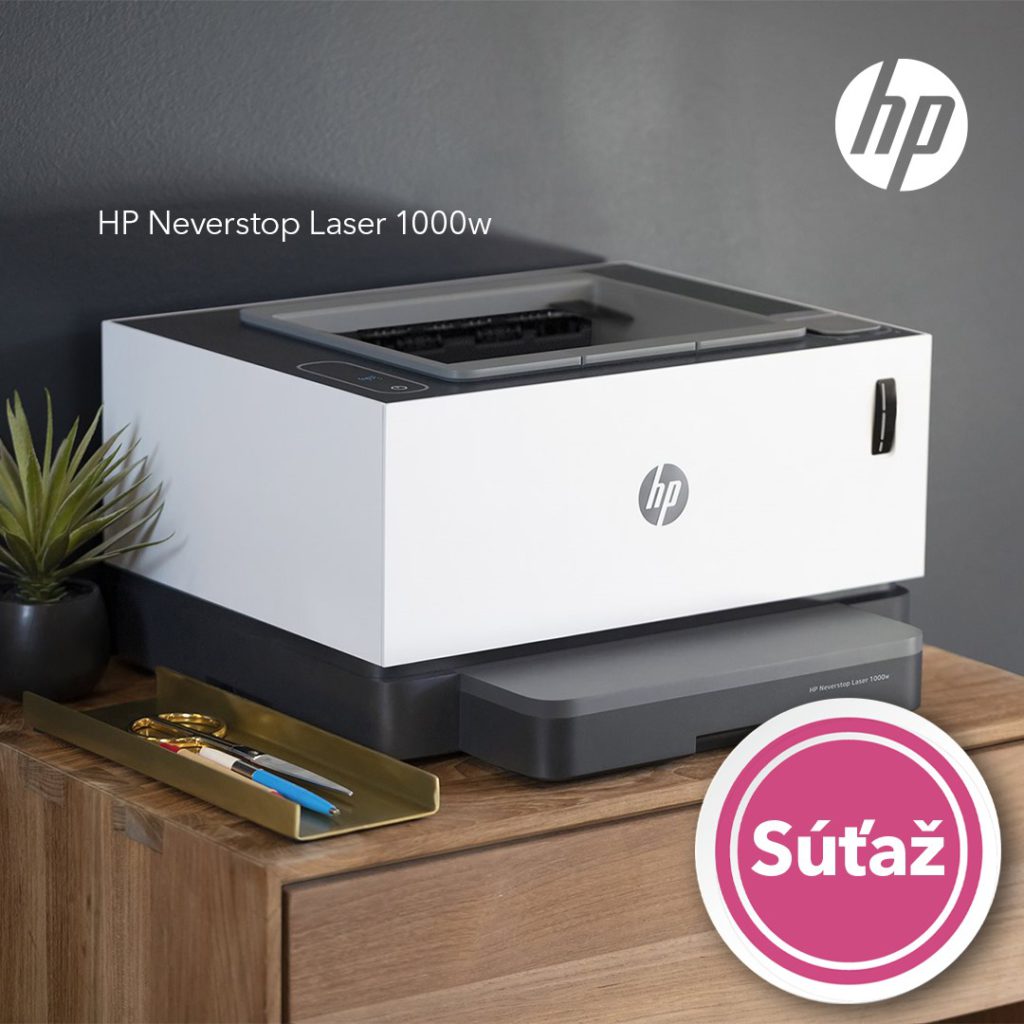 Súťaž o 3x úspornú laserovú tlačiareň HP Neverstop