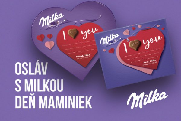 Súťaž o balíček Milka praliniek z tej najjemnejšej čokolády