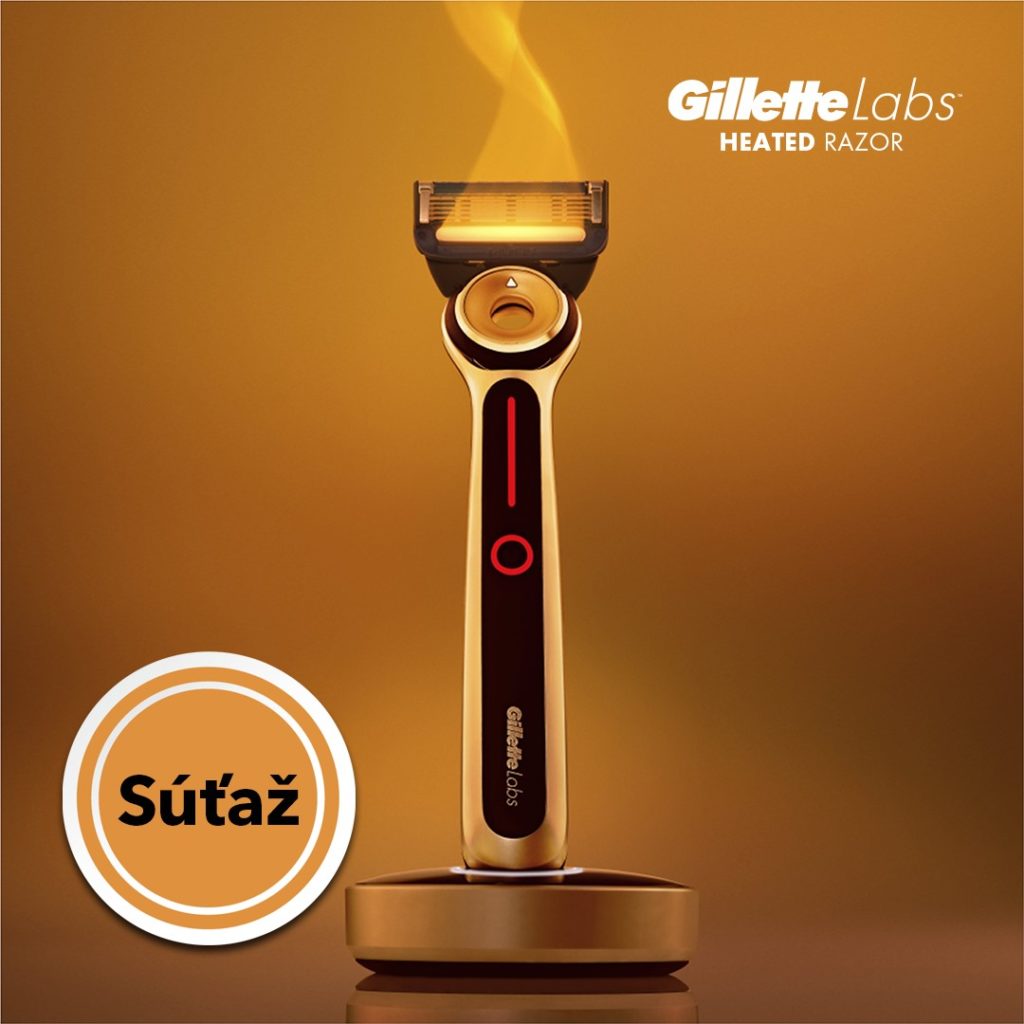 Súťaž o doslova horúcu novinku Gillette Labs Heated Razor