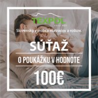 Súťaž o poukážku na nákup v e-shope Matrace-rošty.sk v hodnote 100€