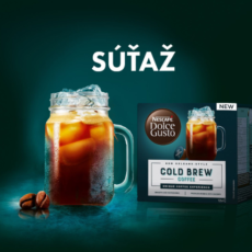 Súťaž o kávovar Lumio, kávu Cold Brew, stojan na kapsuly a šálky Grande