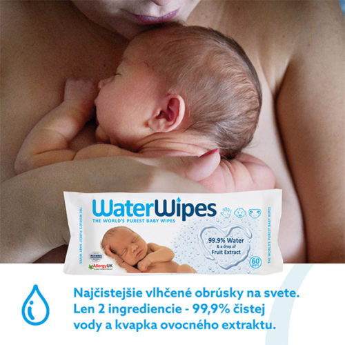 Súťaž o Waterwipes, najčistejšie vlhčené utierky na svete