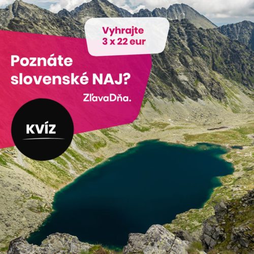 Súťažné kvízy o Slovensku, vyhrajte 3 x 22 €