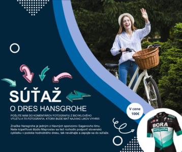 Súťaž o cyklistický dres Hansgrohe v hodnote 100 €