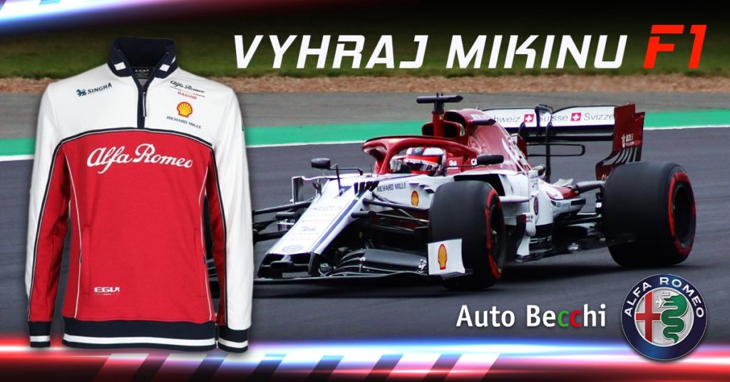 Súťaž o mikinu F1 Alfa Romeo