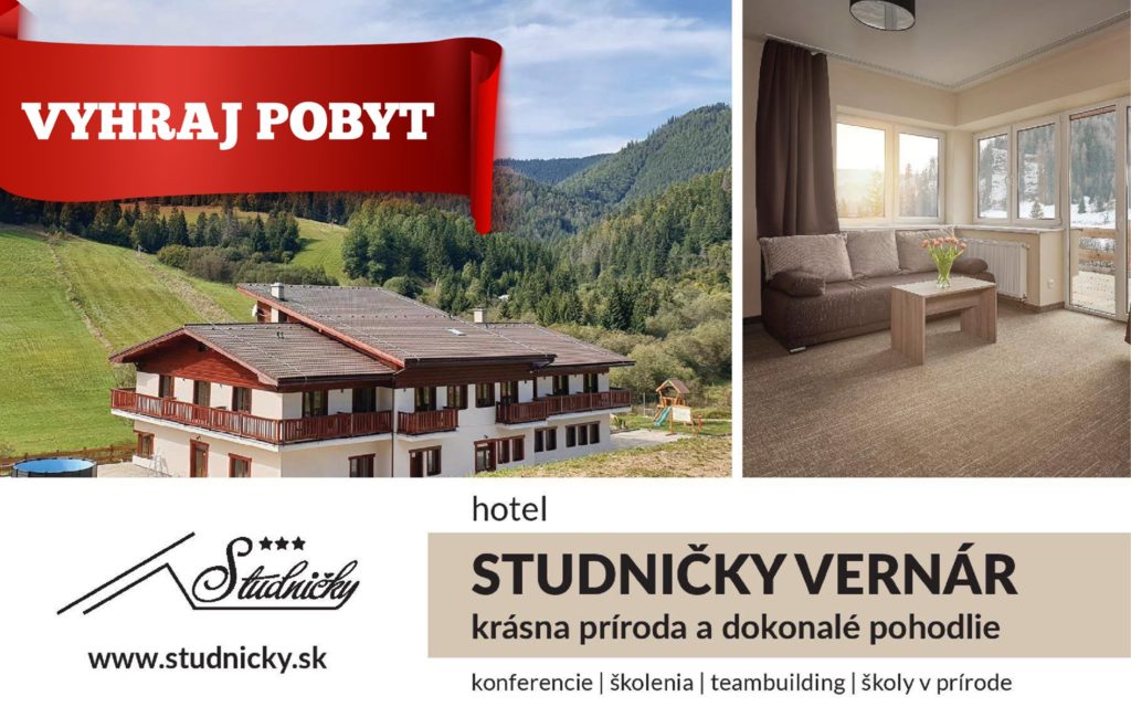 Súťaž o pobyt v hoteli Studničky*** Vernár pre dve osoby s raňajkami