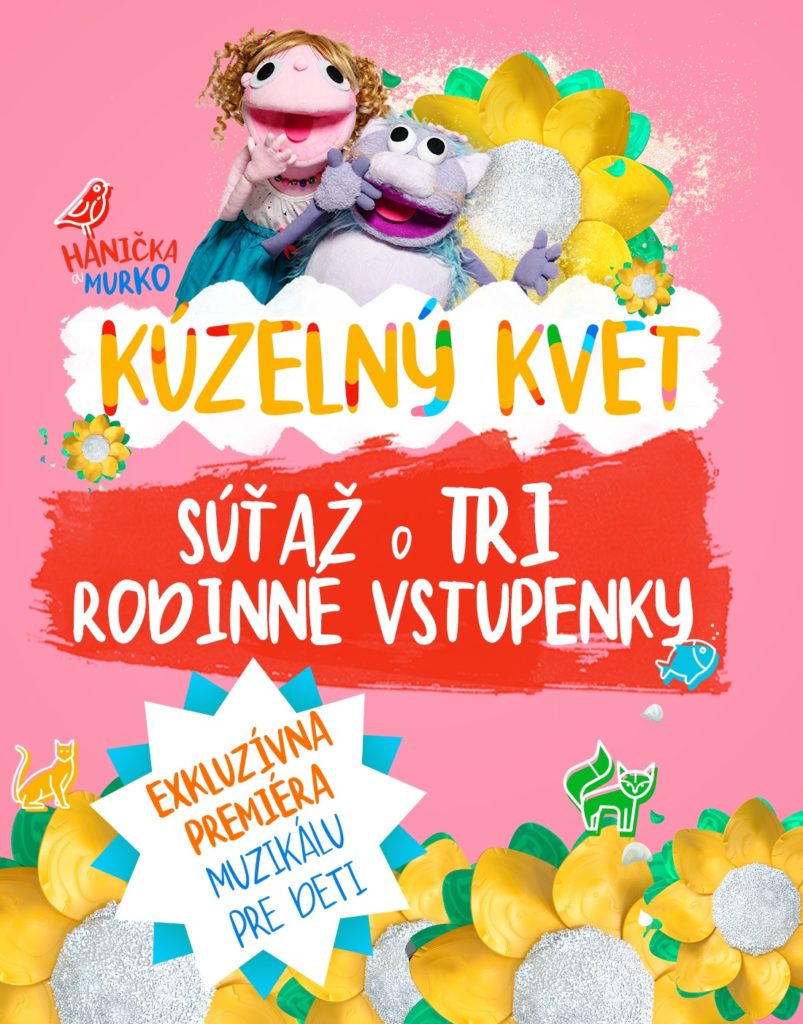 Súťaž o rodinné vstupenky na rozprávkový muzikál KÚZELNÝ KVET