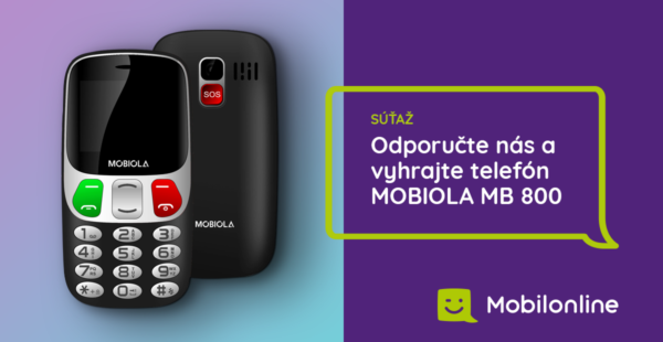 Súťaž o telefón Mobiola MB800