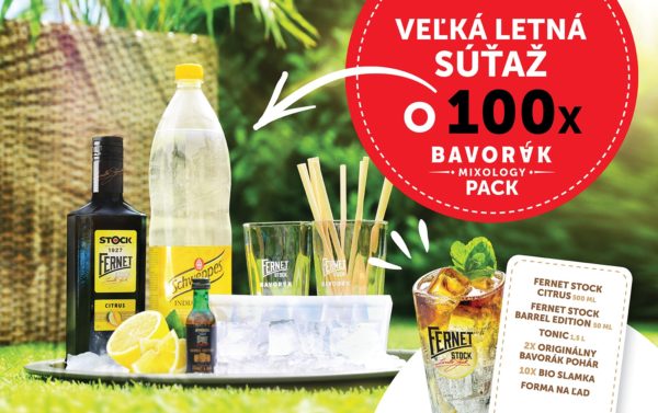 Veľká letná súťaž o 100x BAVORÁK MIXOLOGY PACK