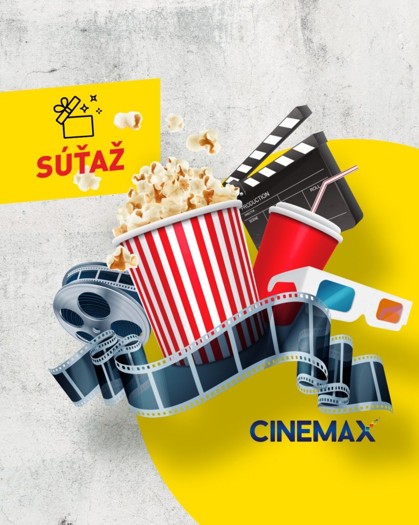 Vyhrajte v súťaži 3 x 2 lístky do kina siete CINEMAX