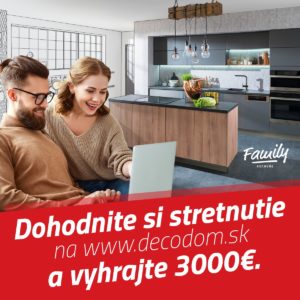 Dohodnite si stretnutie v Decodome a vyhrajte ceny v hodnote až 3.000€