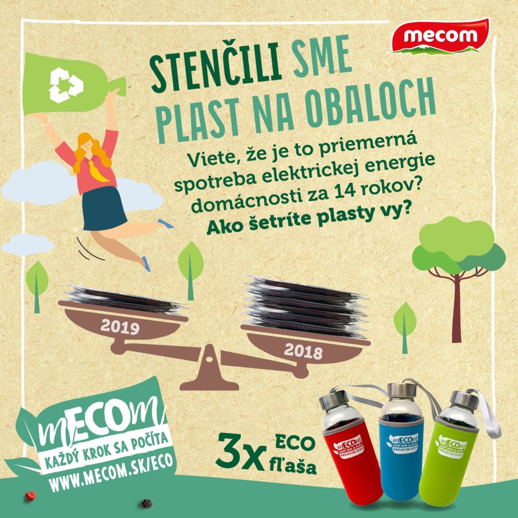 Súťaž o 3x ECOfľašu od Mecom