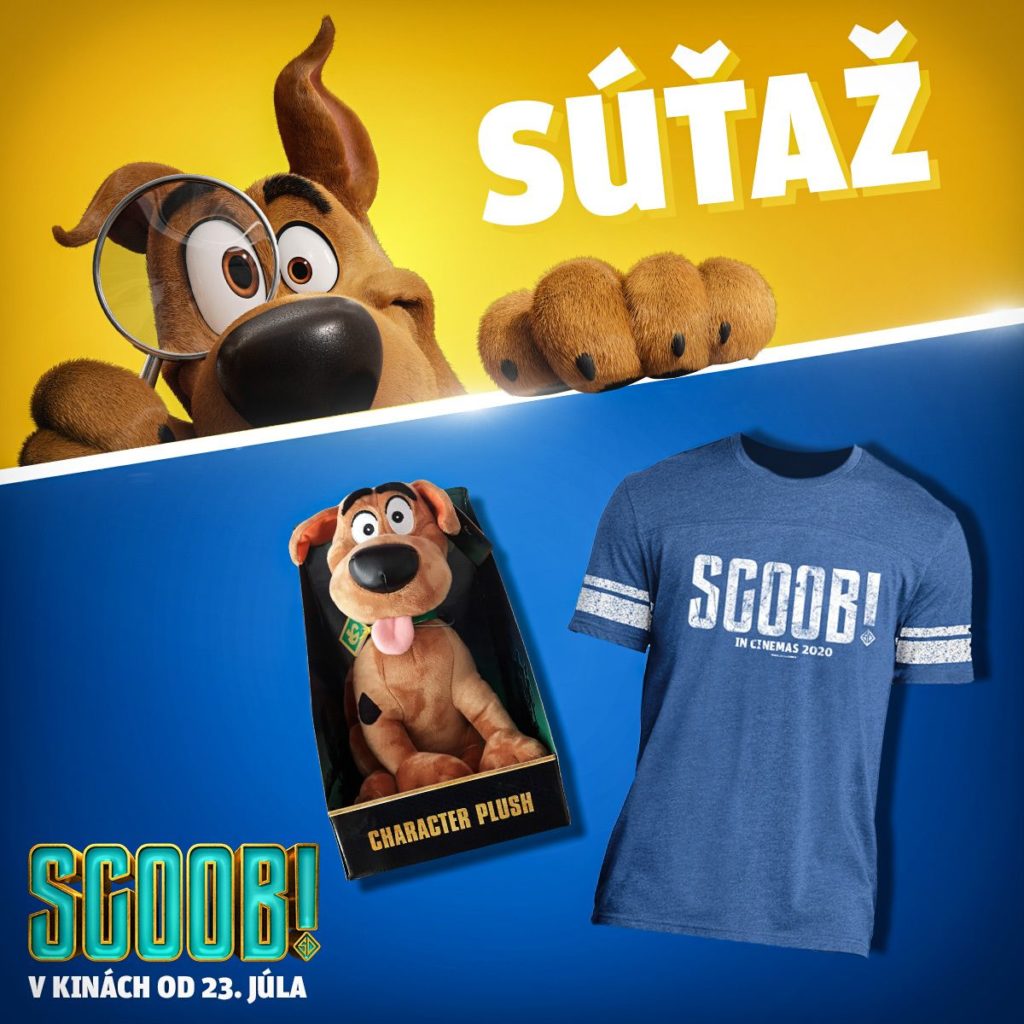 Súťaž o tričko SCOOB! alebo plyšové šteniatko