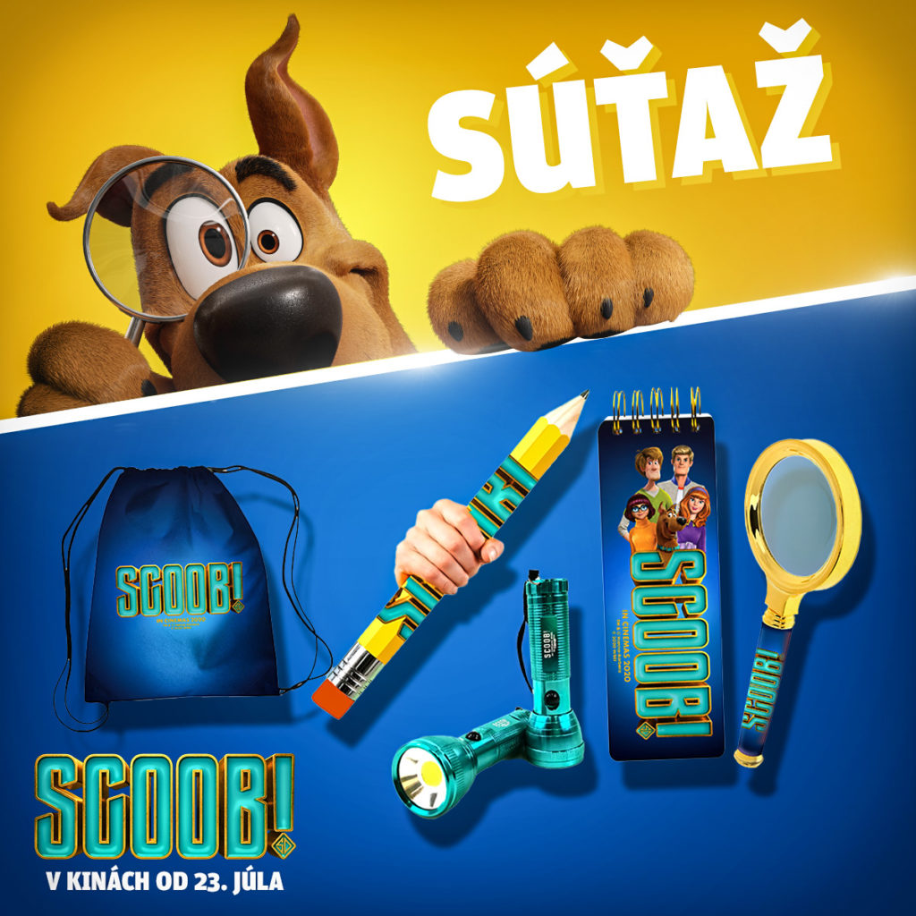 Súťaž s animákom SCOOB! o parádny pátračský balíček