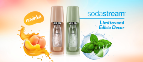 Súťaž o SodaStream SPIRIT v letnej farbe Mint Green alebo Peach