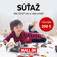 Súťaž o 200 € na všetko možné od MALL.sk