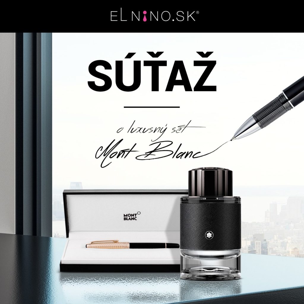 Súťaž o luxusný set Montblanc od Elnino.sk