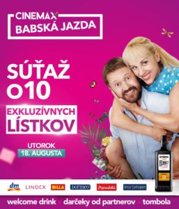 Súťaž CINEMAX o 10 exkluzívnych lístkov