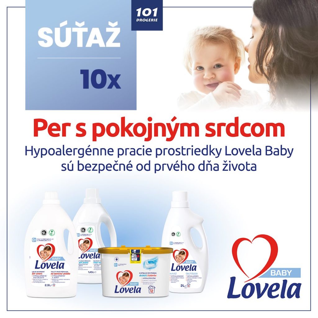 Súťaž o 10 balíčkov Lovela Baby