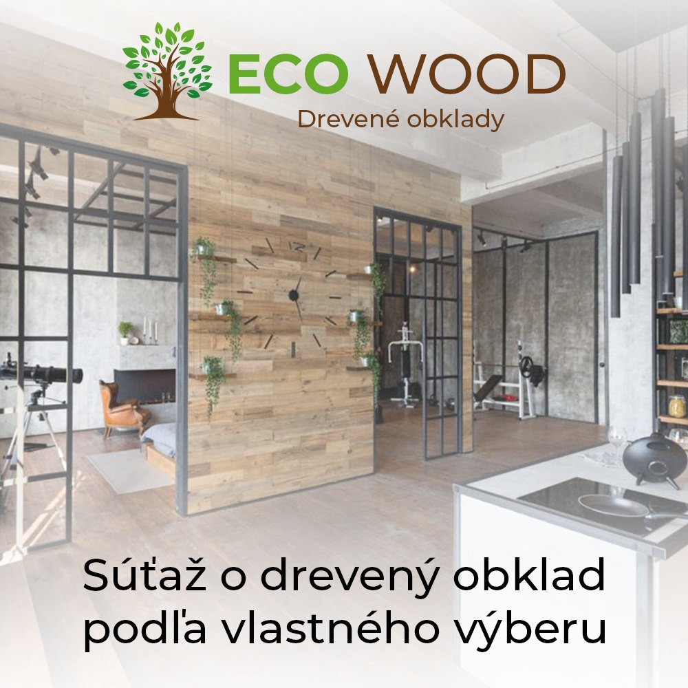 Súťaž o drevený obklad z dielne Eco-Wood podľa vlastného výberu