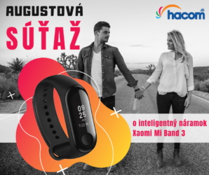 Súťaž o inteligentný náramok Xaomi Mi Band 3