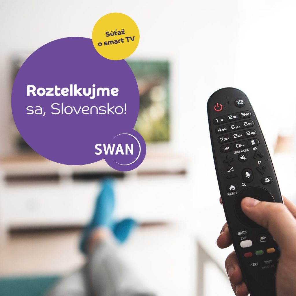 Súťaž o smart TV od SWANu