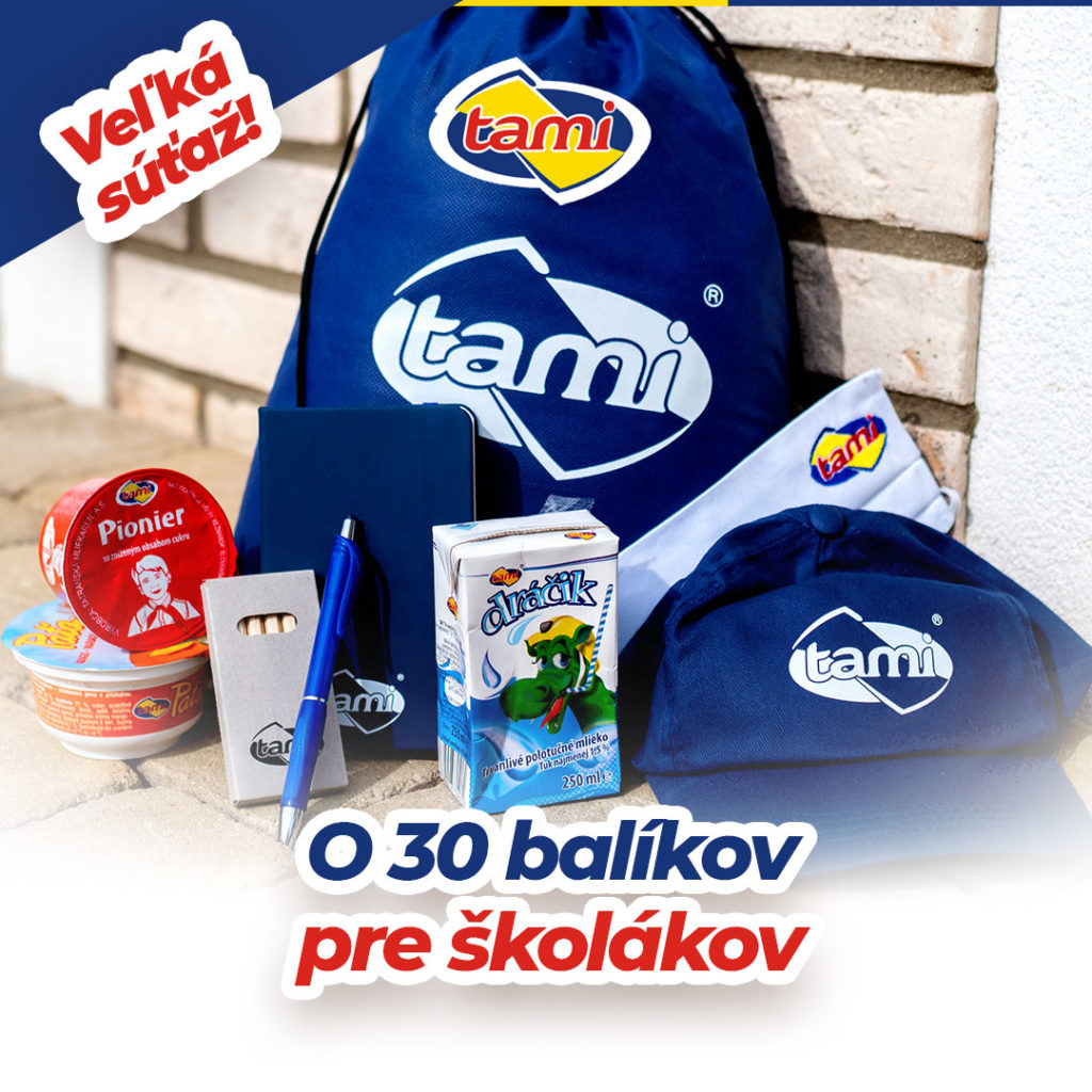 Súťaž o 30x Tami balíček pre školákov