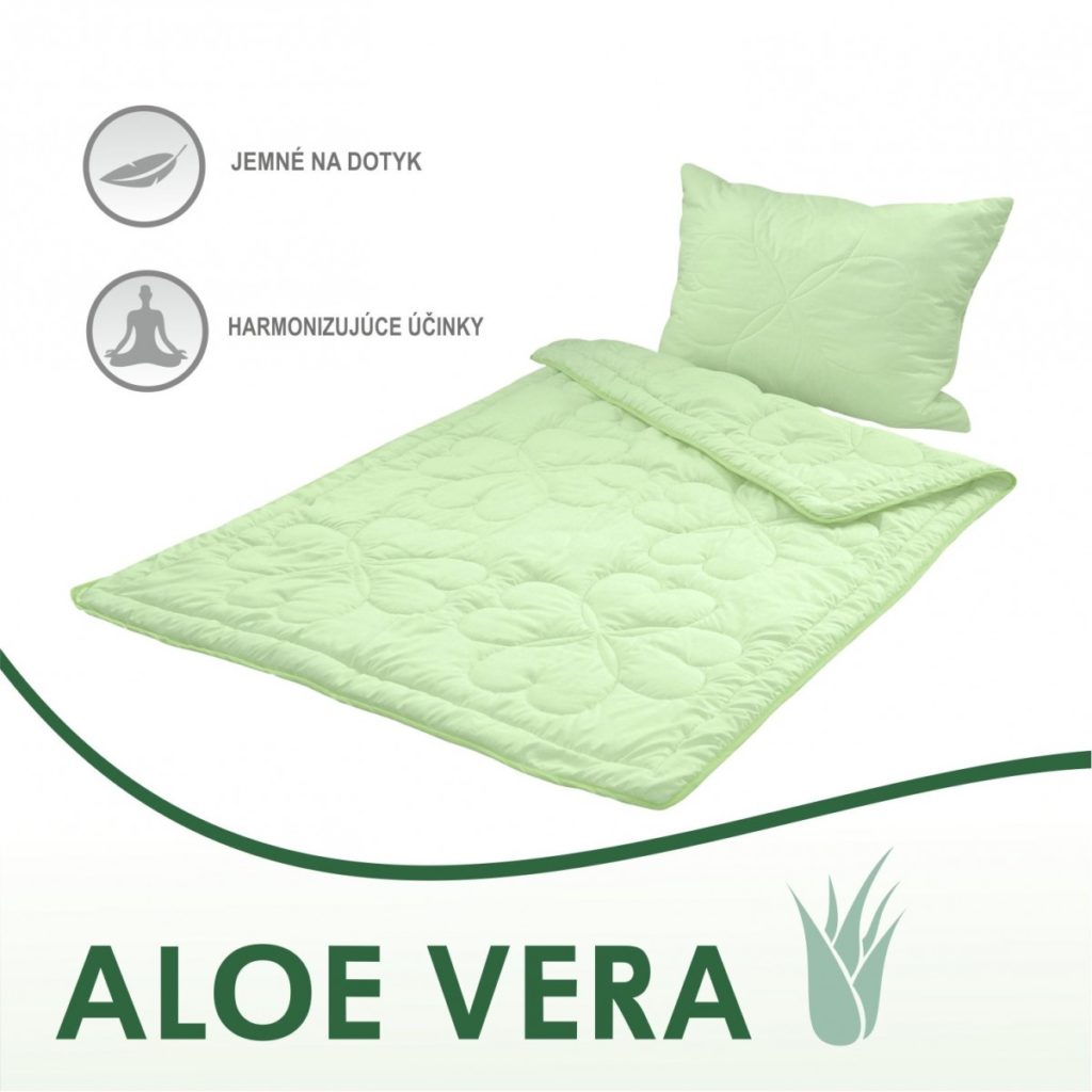 Súťaž o Set paplón a vankúš Aloe Vera