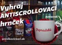 Súťaž o antiscrollovací hrnček od Popradskej