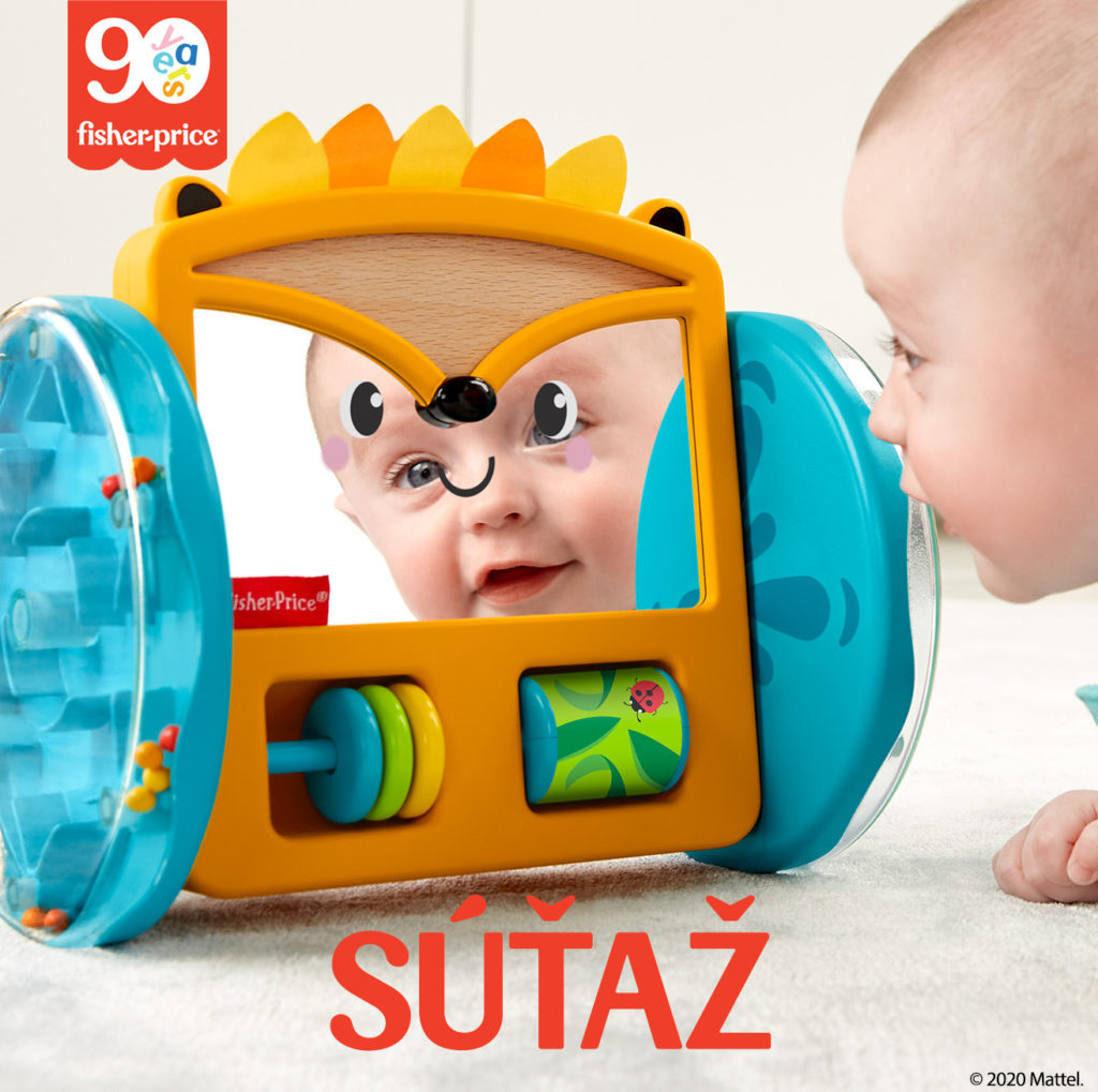 Súťaž o jazdiaceho ježka so zrkadielkom od Fisher-Price