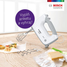 Súťaž o multifunkčný šľahač Bosch MFQ364V0