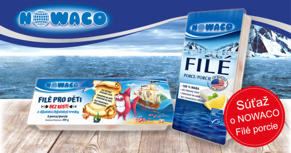 Súťaž o 10x Filé NOWACO (kartón, 10x 400g)