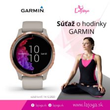 Súťaž o hodinky GARMIN VENU s La joga