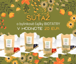 Súťaž o sadu čajíkov BIOTATRY v hodnote 20 €