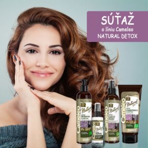 Súťaž o sadu produktov na vlasy Cameleo Natural DETOX