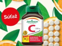 Súťaž o súťaž o 3 x Jamieson Vitamín C