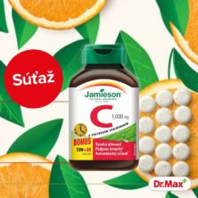 Súťaž o súťaž o 3 x Jamieson Vitamín C