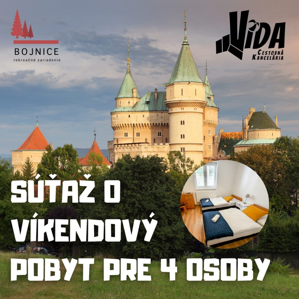 Súťaž o víkendový pobyt pre 4 osoby v Bojniciach